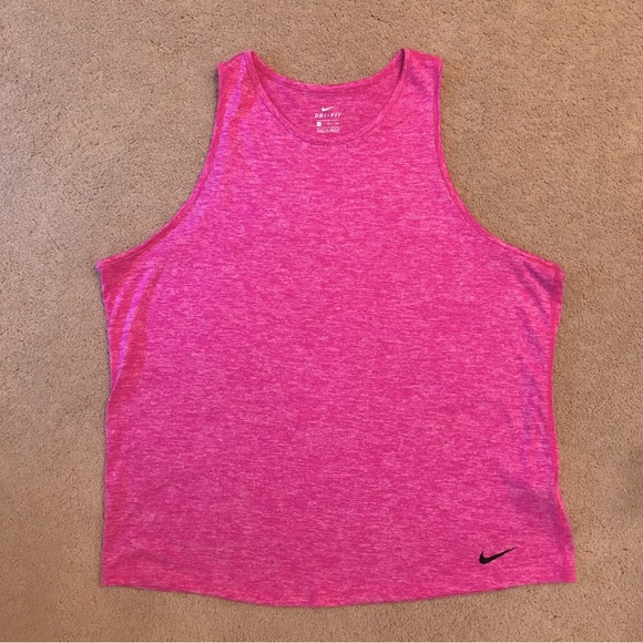Nike Tops - Nike Womens Training Tank Top Size XXL Pink
